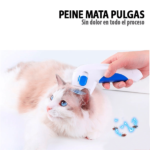 Peine mata pulgas para gatos y perros