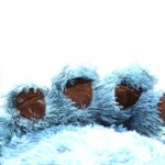 Cama de Felpa Diseño Patita Para Mascotas - Imagen 3